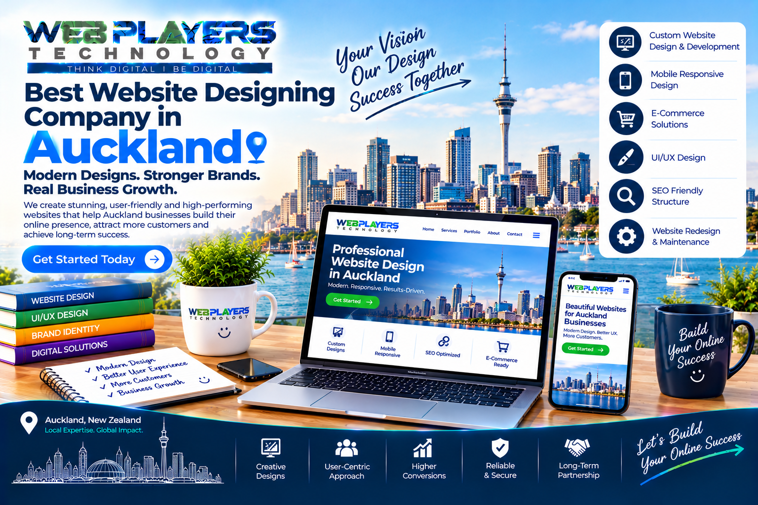 Best Website Designing Company in Auckland for Business Growth and Online Success